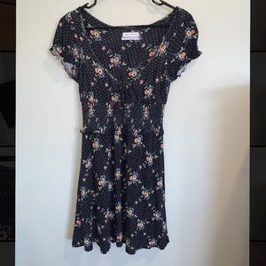 Urban Outfitters Black Floral Dress, Never Worn